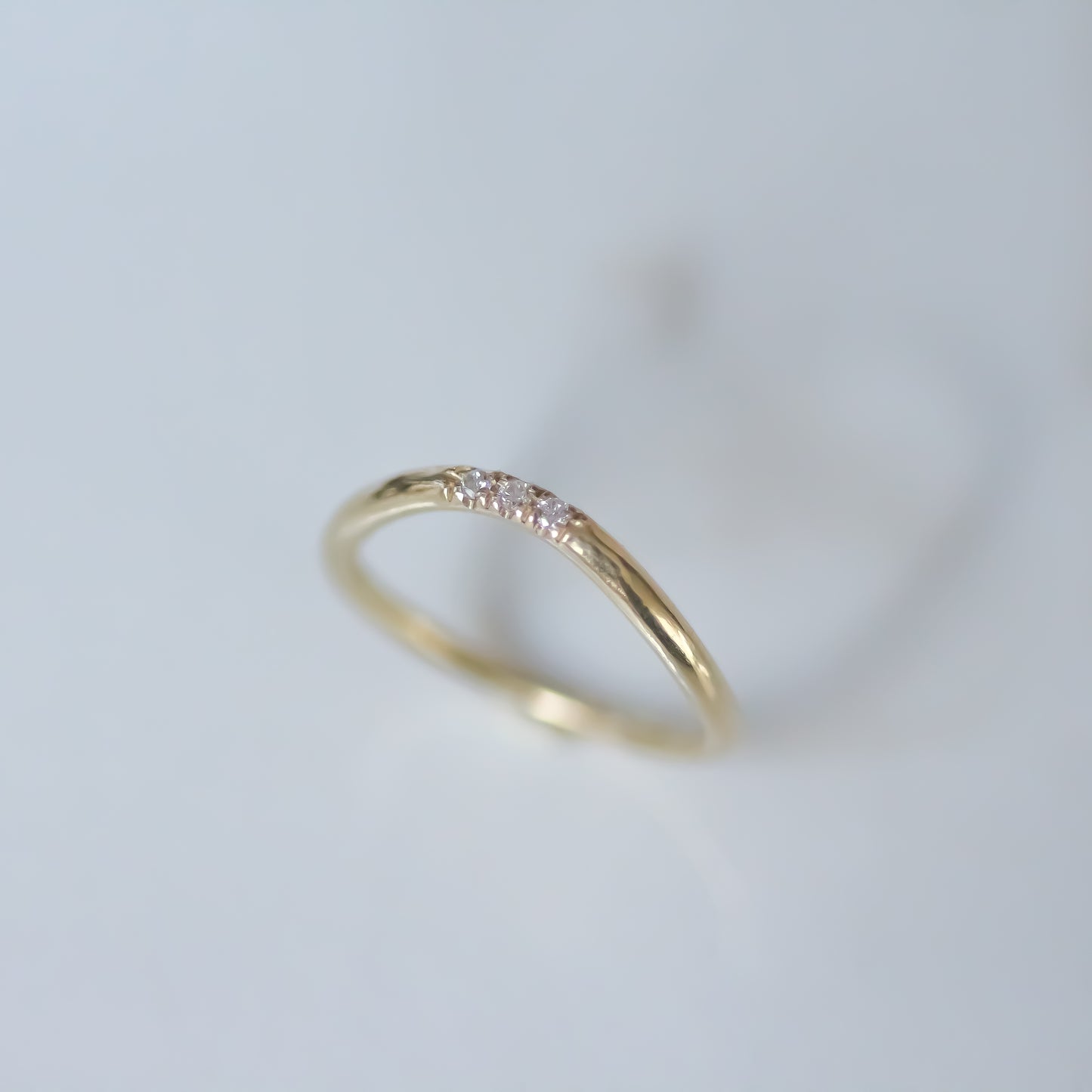 14K טבעת טריפל