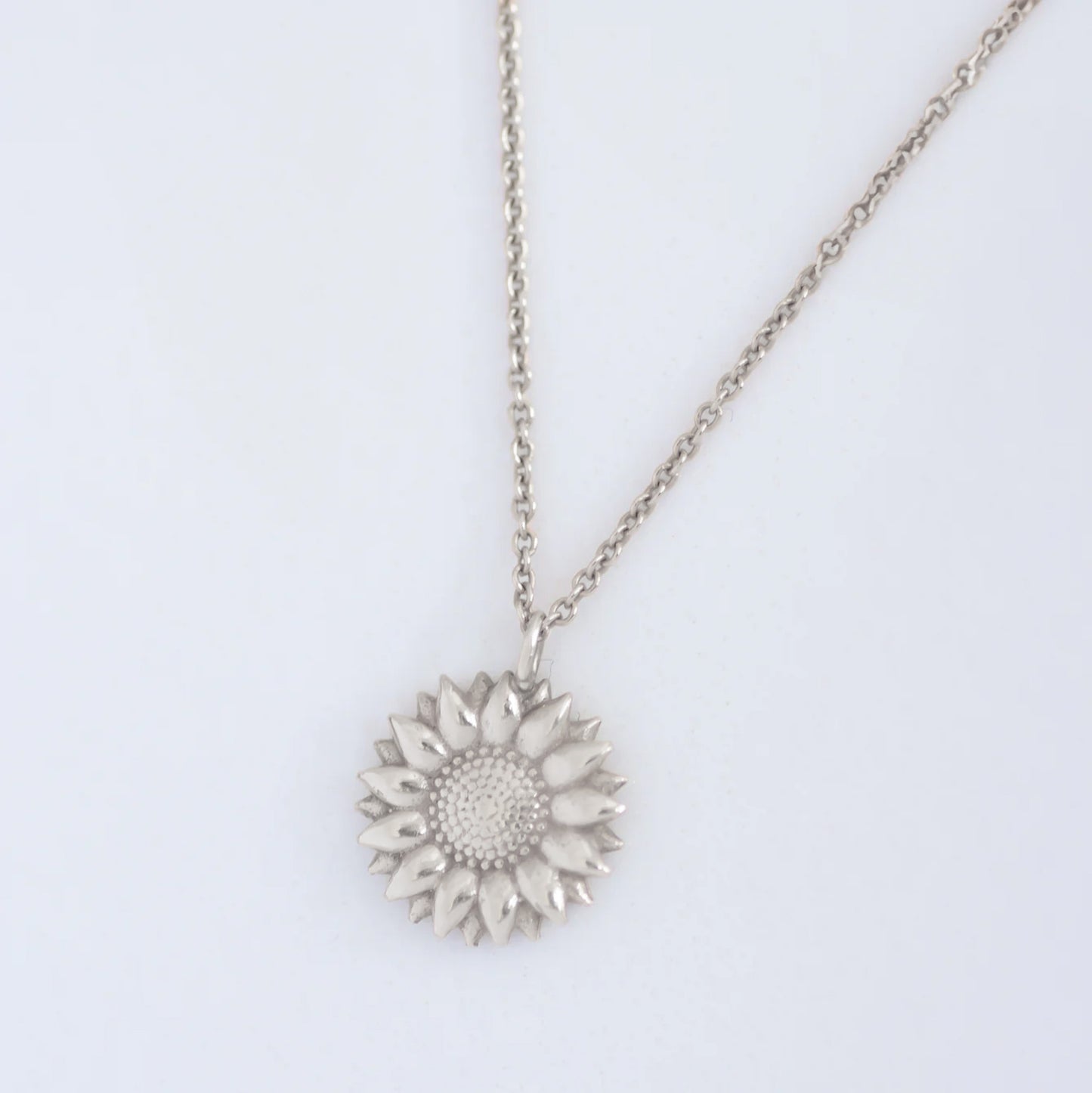 Sunflower Necklace silver