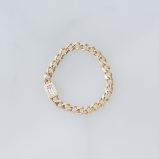 Gourmet Diamond ring 14k gold