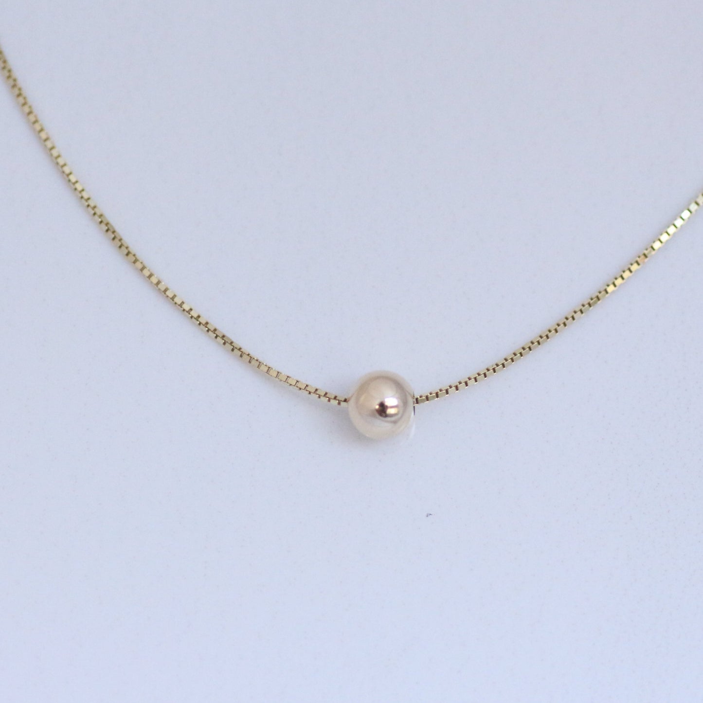 Golden Ball necklace 14k gold