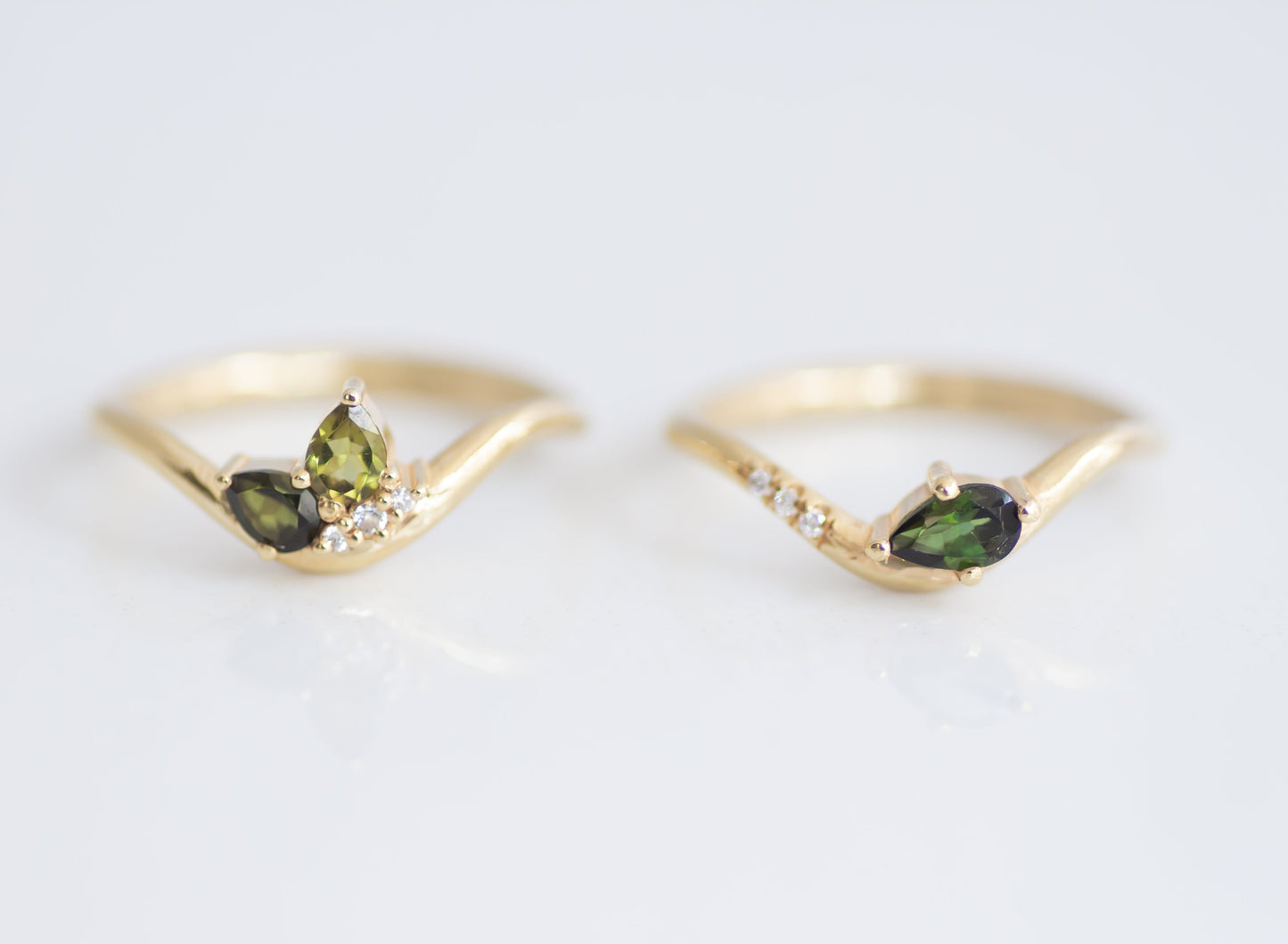 Meadow Cluster ring 14k gold