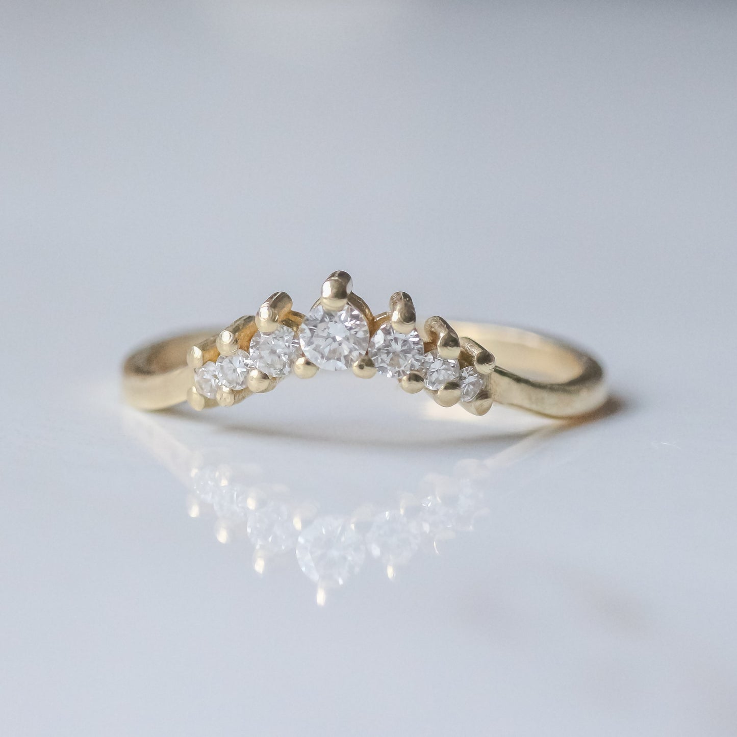 Milky Way ring 14k gold
