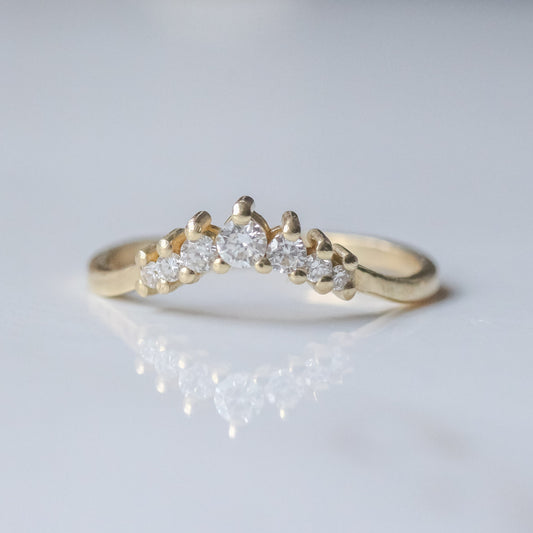 Milky Way ring 14k gold