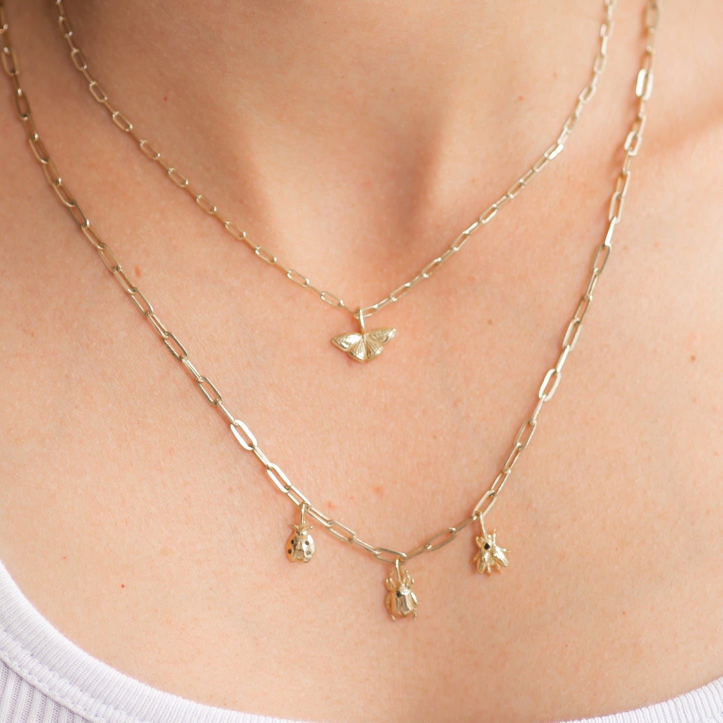 Ladybug Charm 14k gold