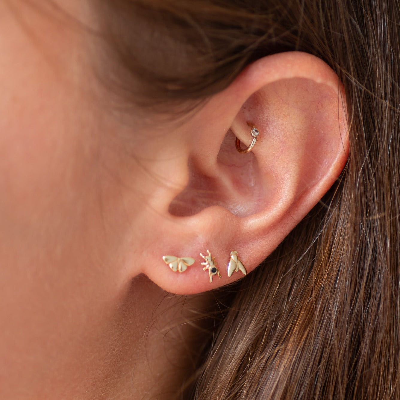 BUGS earring set 14k gold