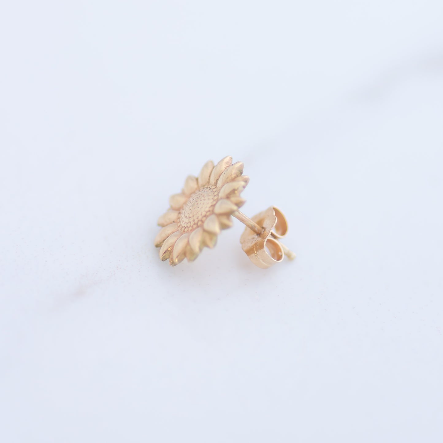 Sunflower Earring 14k gold