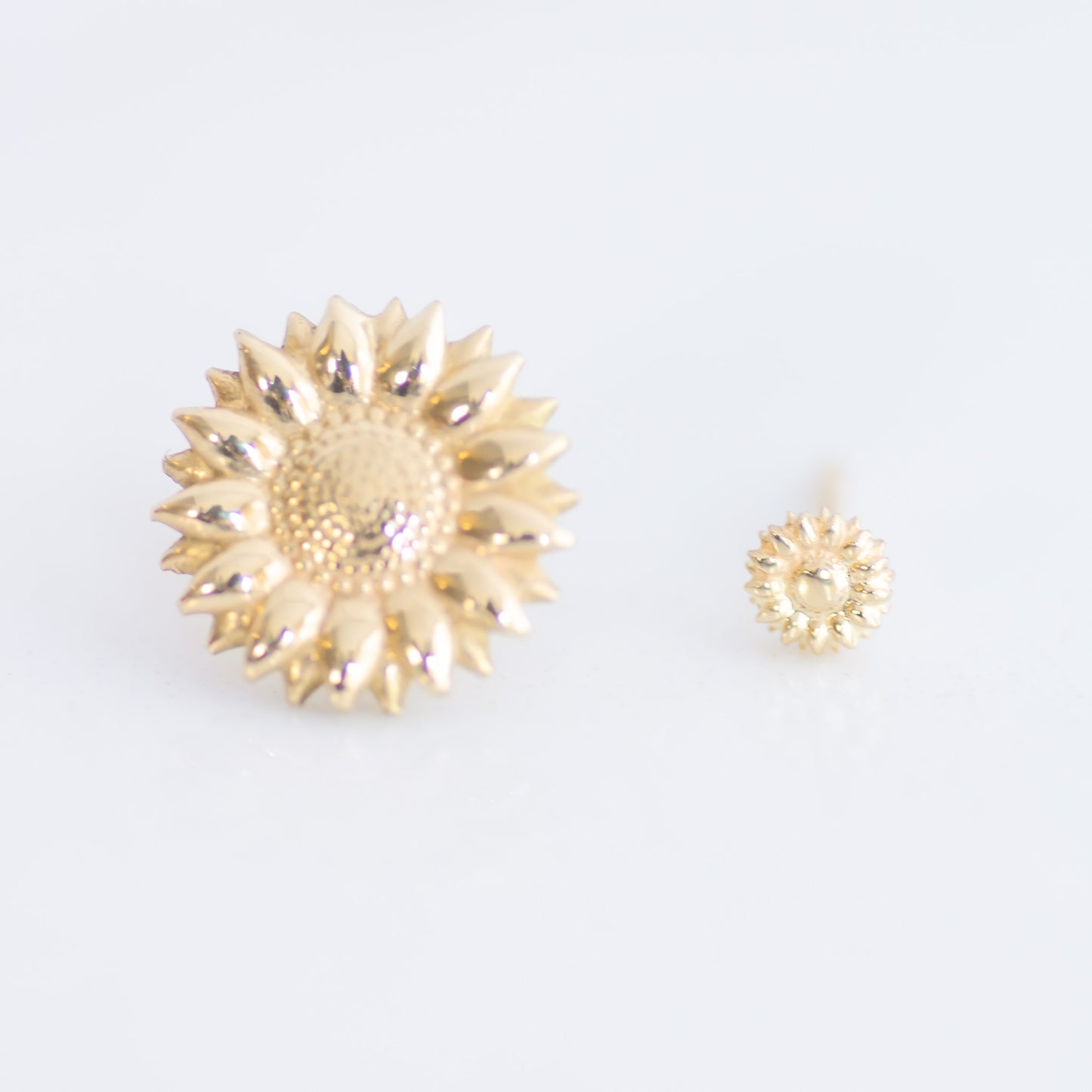 Sunflower Earring 14k gold