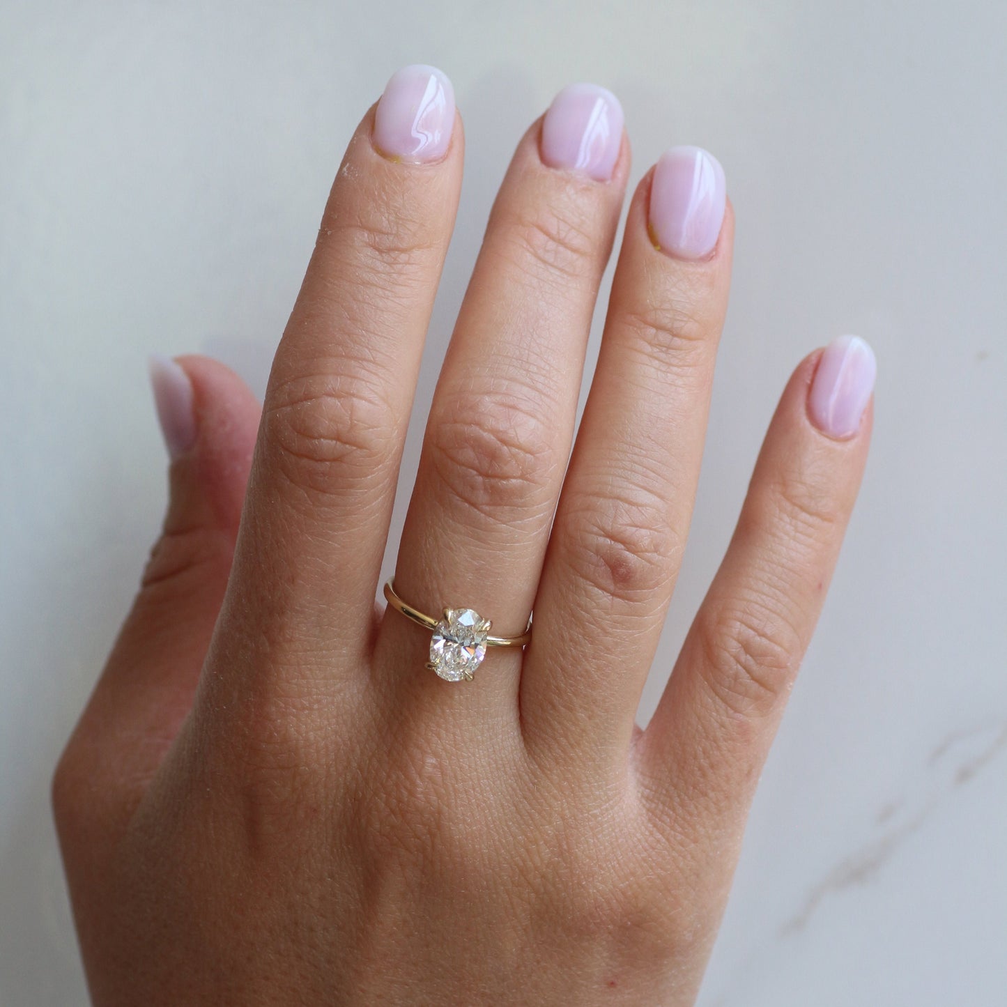 Lab Diamond Engagement ring NO.4