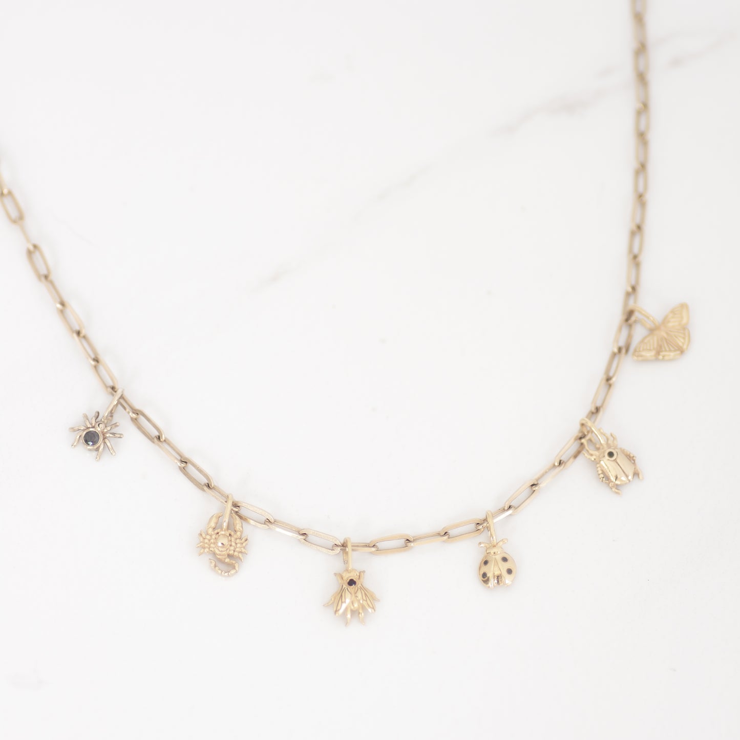 Spider Charm 14k gold