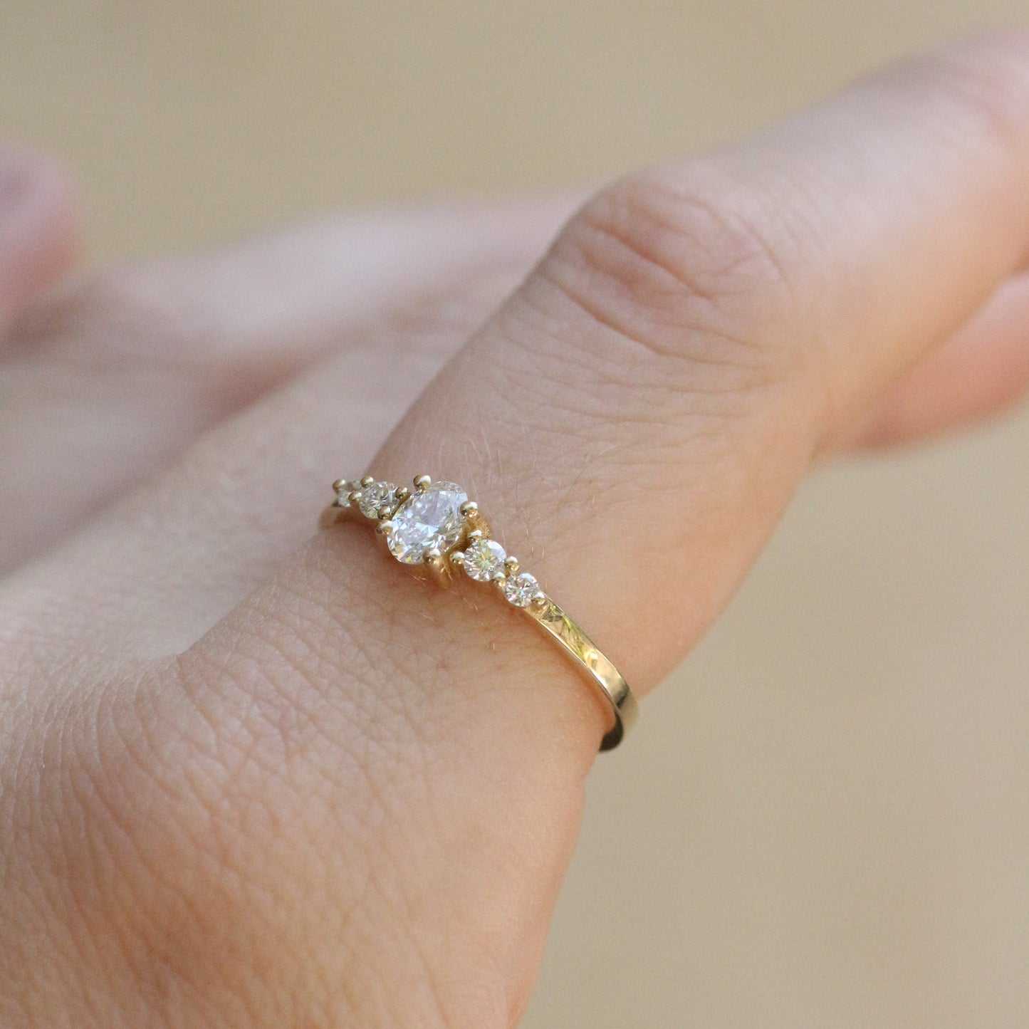 Lab Diamond Engagement ring NO.1