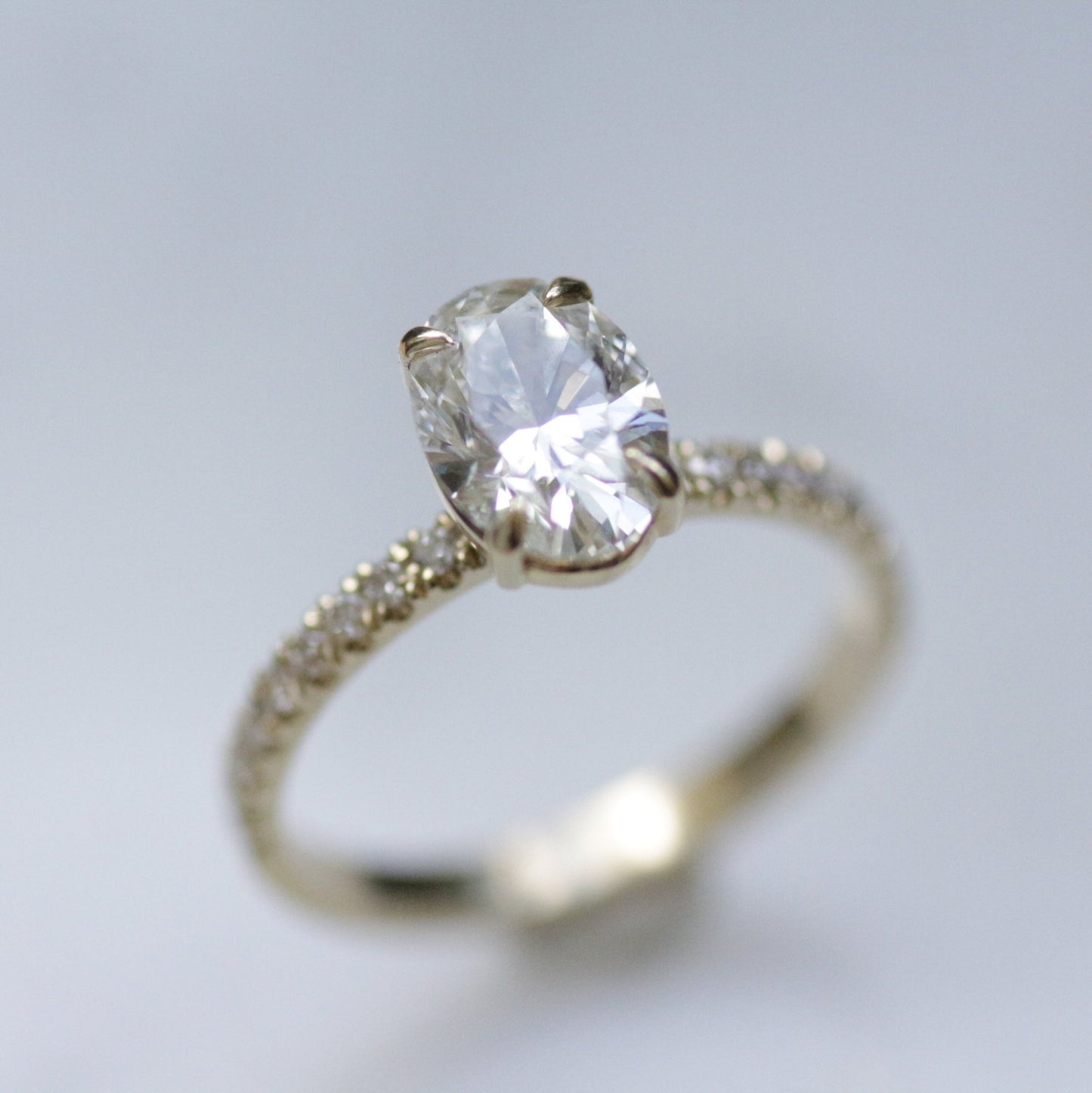 Lab Diamond Engagement ring NO.2 L