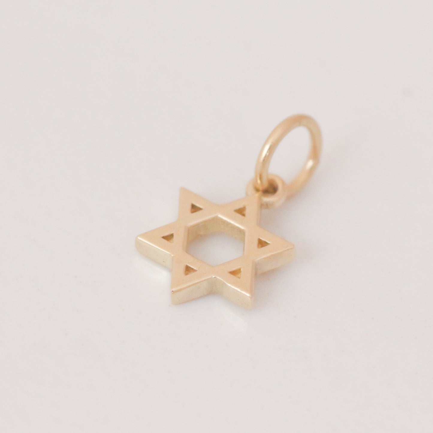 Star of David pendant 14k gold