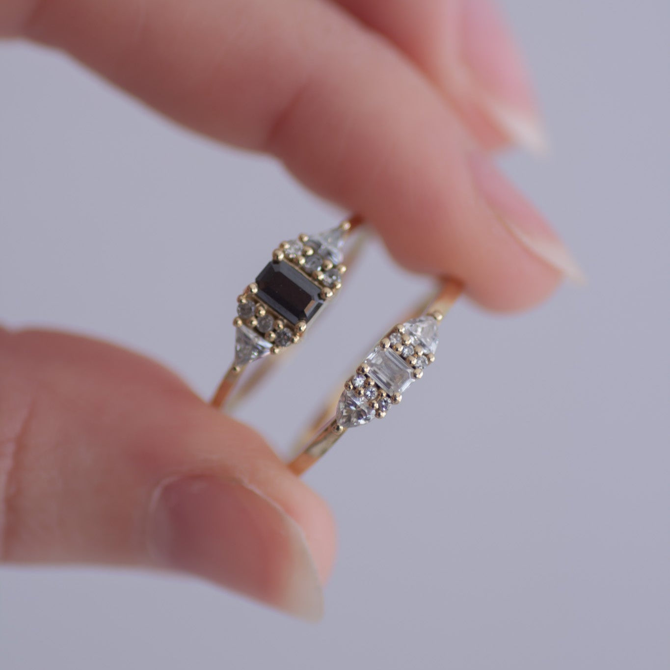 Hera Diamond Cluster ring 14k gold