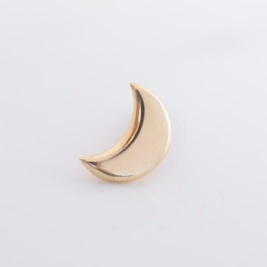Moon Earring 14k gold