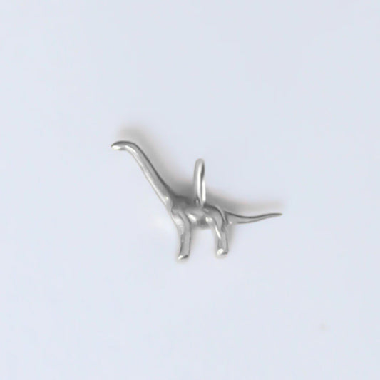 Brontosaurus Charm silver
