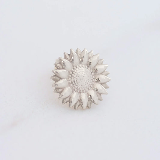 Sunflower Earring silver