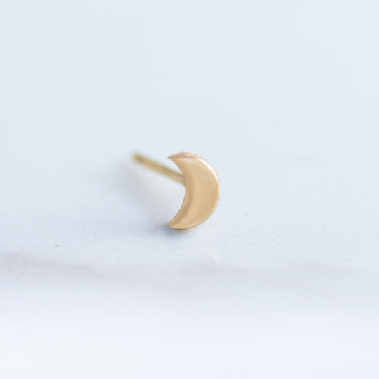 Luna Stud 14k gold