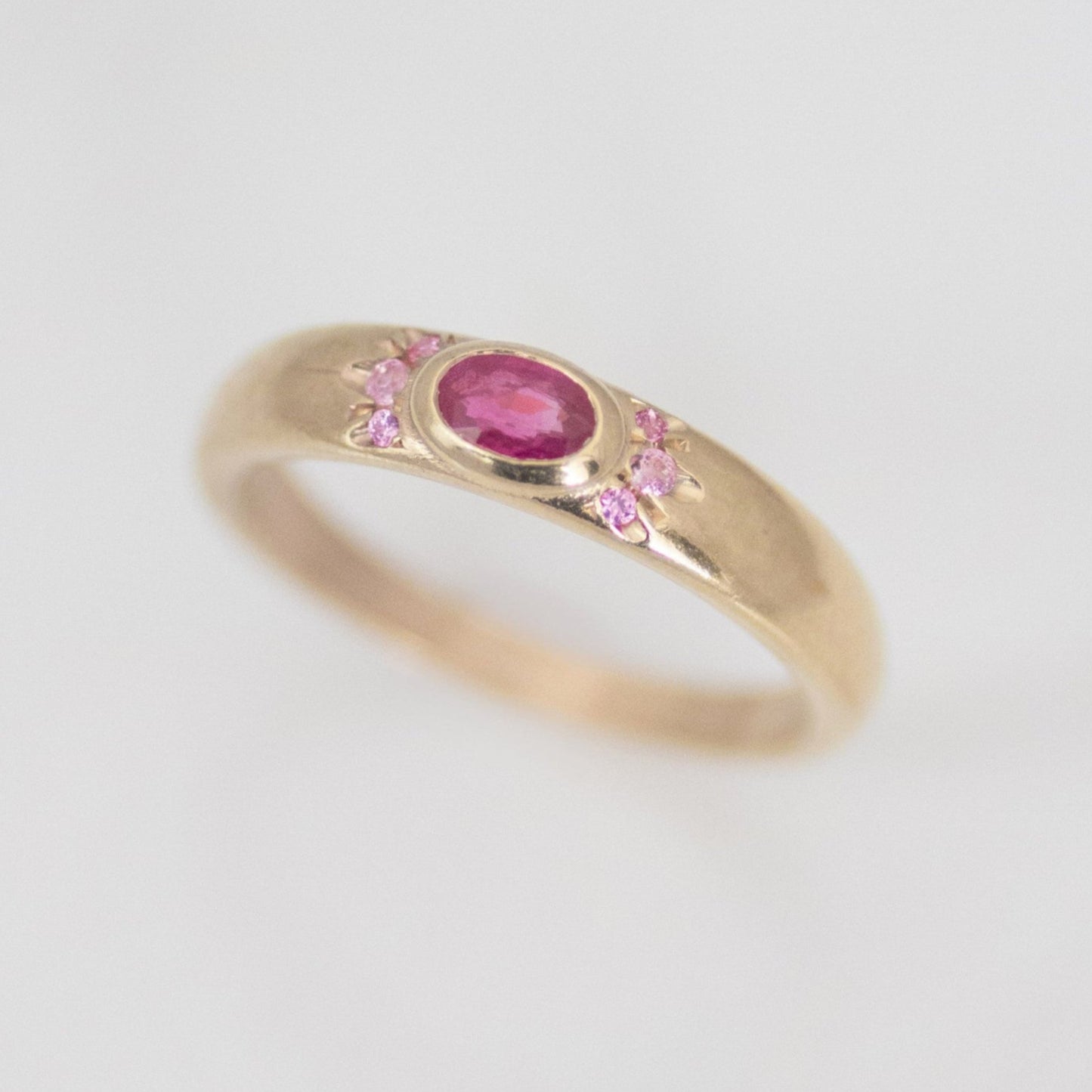 Bombay Rose ring 14k gold