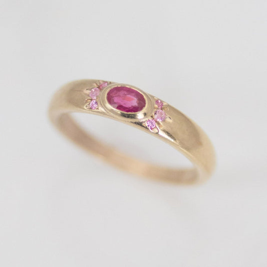 Bombay Rose ring 14k gold