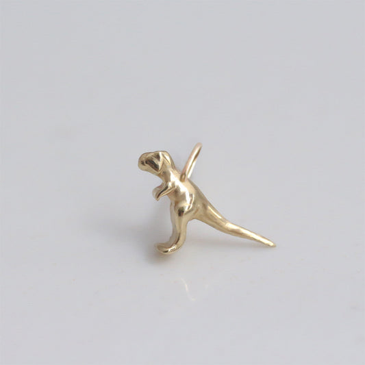 T-Rex Charm 14k gold