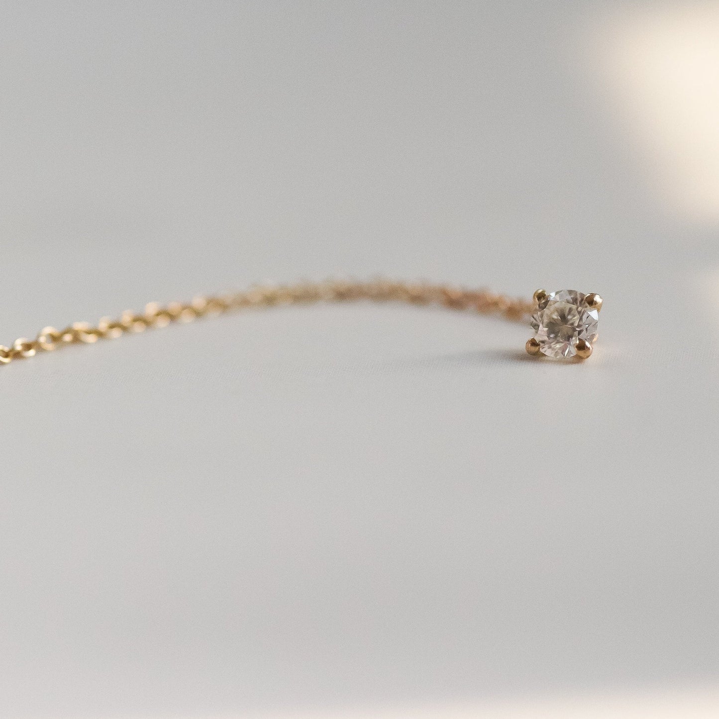 Diamond Snake Earring 14k gold