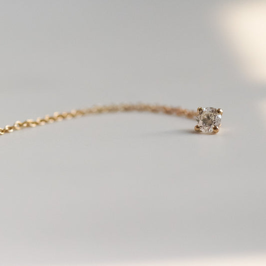 Diamond Snake Earring 14k gold