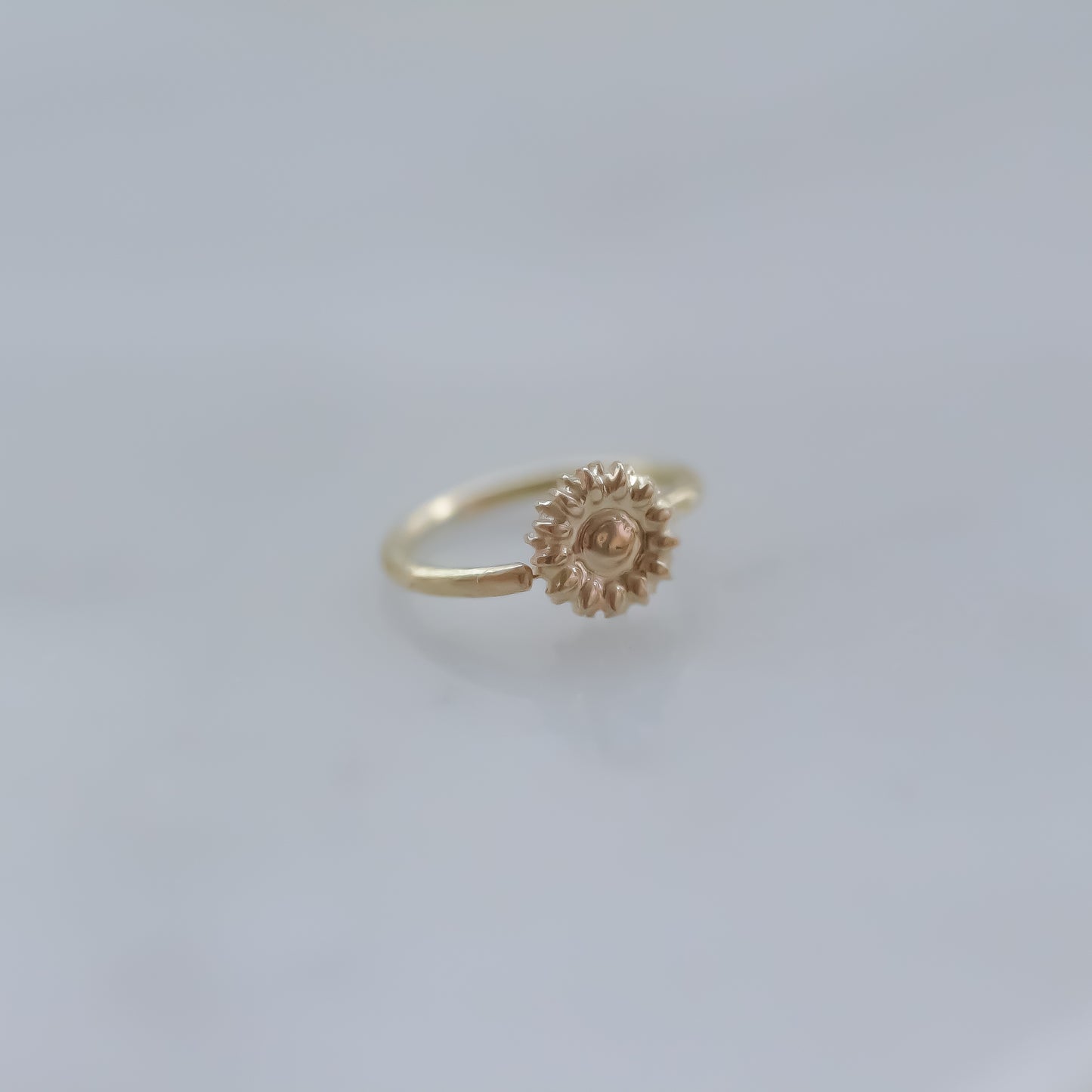 Tiny Helix earring 14k gold