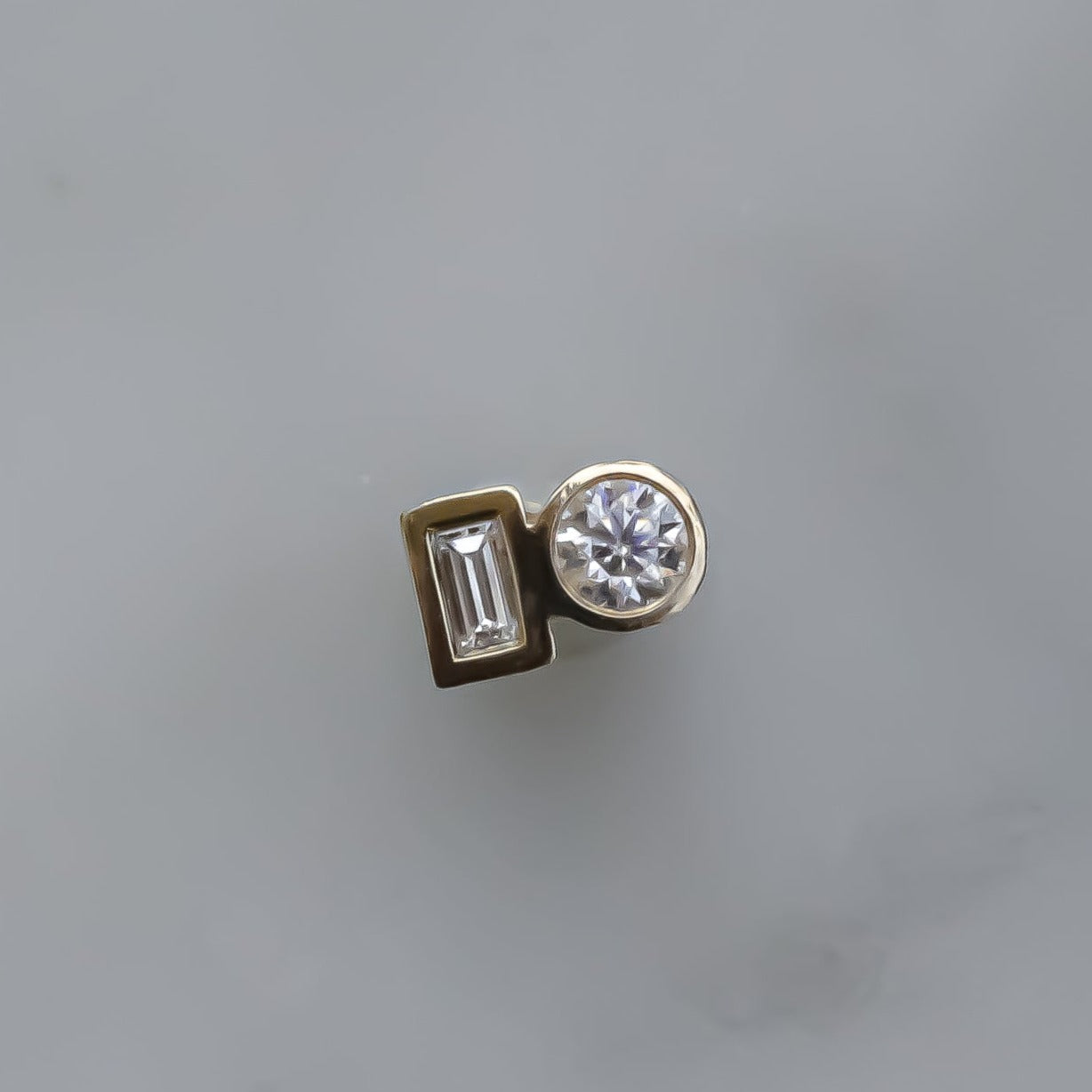 Geometric Diamond stud