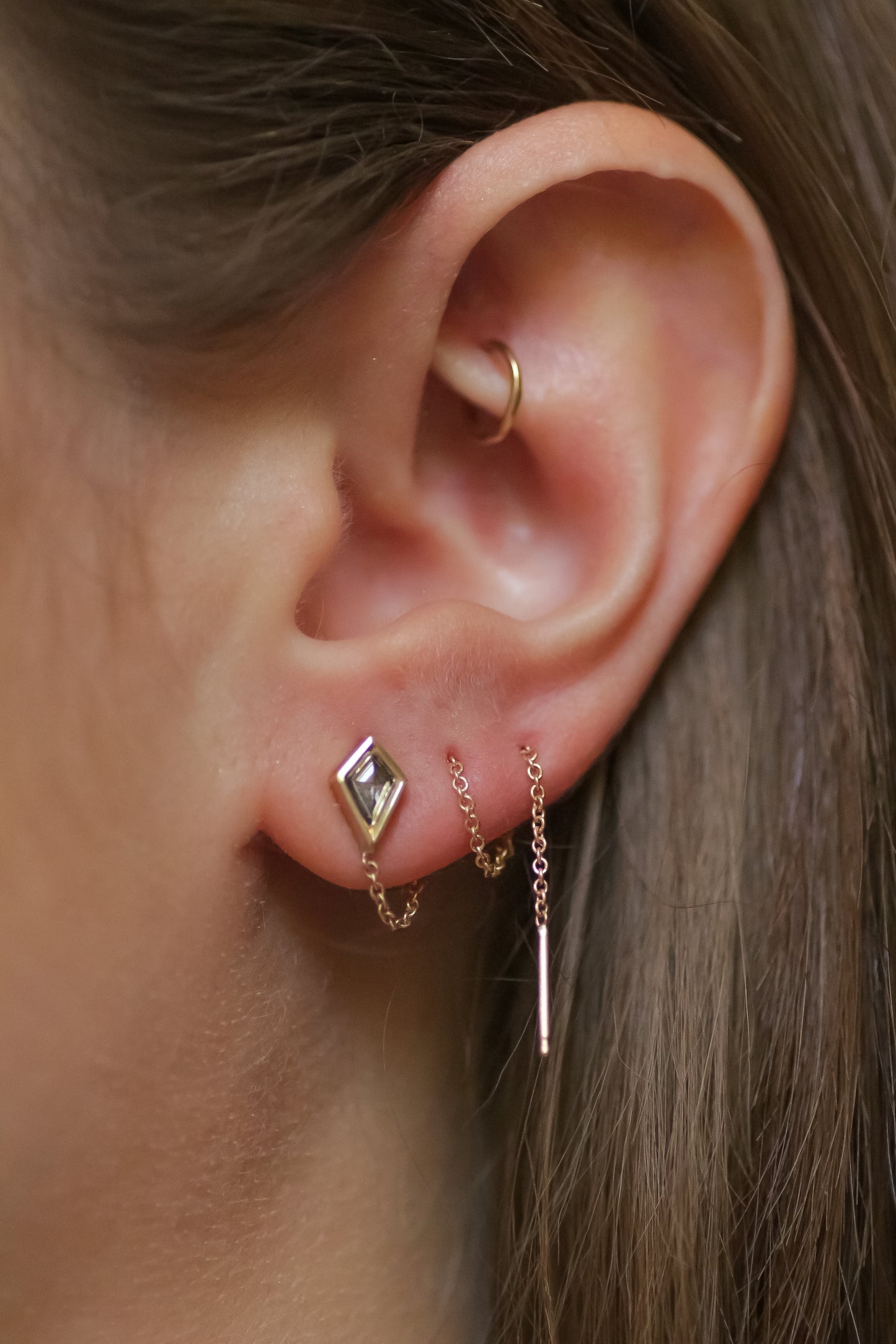 Kite Earring 14k gold