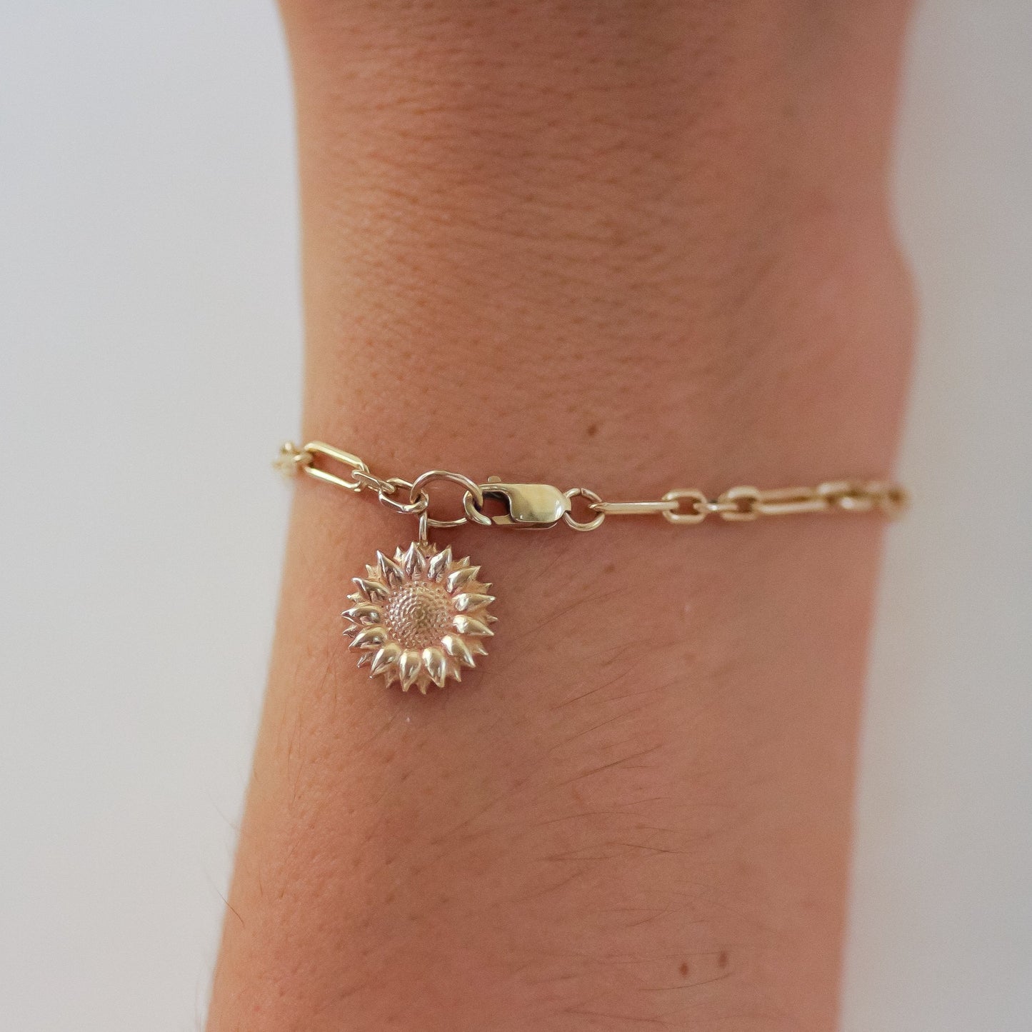 Sunflower Bracelet 14k gold